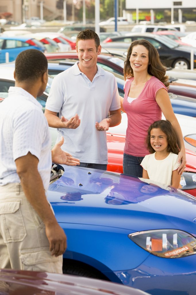 family visiting used car dealers in arizona