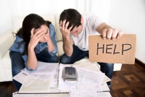 couple stressed asking for credit help
